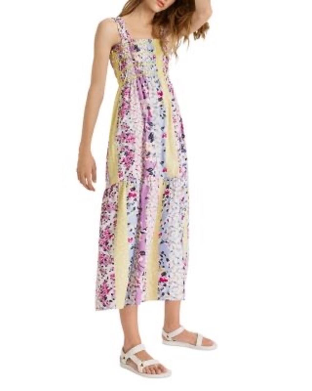FRENCH CONNECTION Womenβs Ekeze River Rhodes Sun Dress Floral Print Size 8